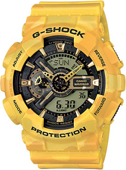 

Японские наручные мужские часы Casio GA-110CM-9A. Коллекция G-Shock