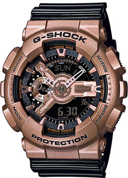 

Японские наручные мужские часы Casio GA-110GD-9B2. Коллекция G-Shock