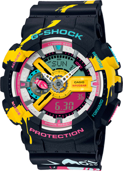 

Японские наручные мужские часы Casio GA-110LL-1A. Коллекция G-Shock