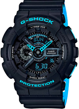 

Японские наручные мужские часы Casio GA-110LN-1A. Коллекция G-Shock