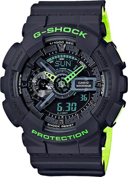 

Японские наручные мужские часы Casio GA-110LN-8A. Коллекция G-Shock