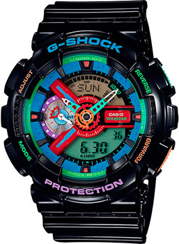 

Японские наручные мужские часы Casio GA-110MC-1A. Коллекция G-Shock