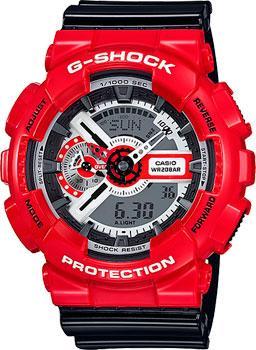 

Японские наручные мужские часы Casio GA-110RD-4A. Коллекция G-Shock