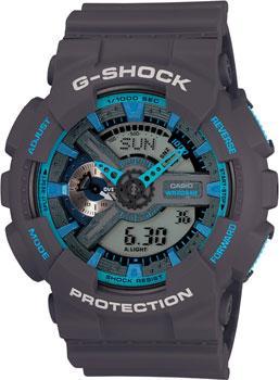 

Японские наручные мужские часы Casio GA-110TS-8A2. Коллекция G-Shock