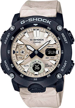 Японские наручные  мужские часы Casio GA-2000WM-1AER. Коллекция G-Shock - фото 1