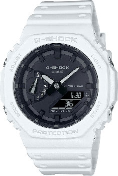 Японские наручные  мужские часы Casio GA-2100-7AER. Коллекция G-Shock - фото 1