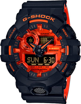 

Японские наручные мужские часы Casio GA-700BR-1AER. Коллекция G-Shock