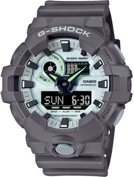 

Японские наручные мужские часы Casio GA-700HD-8A. Коллекция G-Shock