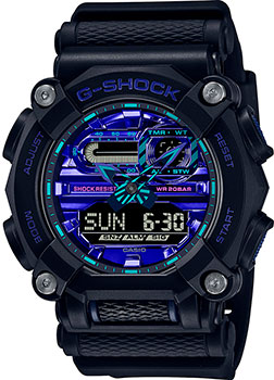 

Японские наручные мужские часы Casio GA-900VB-1AER. Коллекция G-Shock