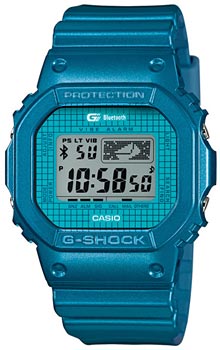 Японские наручные  мужские часы Casio GB-5600B-2E. Коллекция G-Shock - фото 1