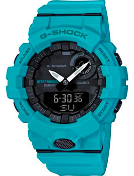 

Японские наручные мужские часы Casio GBA-800-2A2. Коллекция G-Shock
