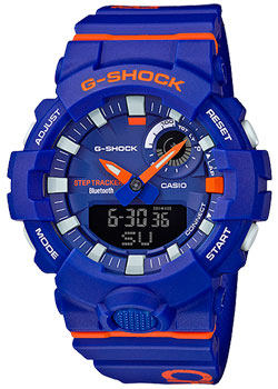 Японские наручные  мужские часы Casio GBA-800DG-2AER. Коллекция G-Shock - фото 1