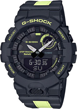 

Японские наручные мужские часы Casio GBA-800LU-1A1ER. Коллекция G-Shock