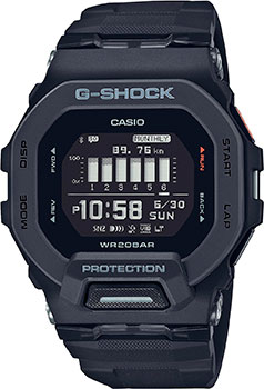 Японские наручные  мужские часы Casio GBD-200-1. Коллекция G-Shock - фото 1