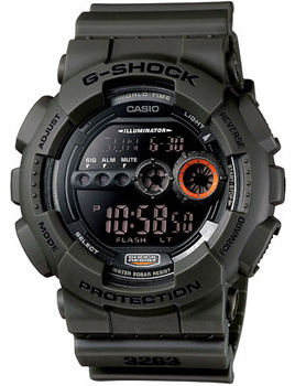 

Японские наручные мужские часы Casio GD-100MS-3E. Коллекция G-Shock