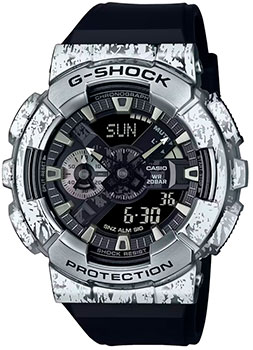 Японские наручные  мужские часы Casio GM-110GC-1A. Коллекция G-Shock - фото 1