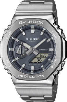 

Японские наручные мужские часы Casio GM-2110D-8A. Коллекция G-Shock