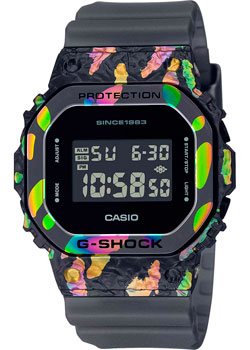 Японские наручные  мужские часы Casio GM-5640GEM-1. Коллекция G-Shock - фото 1