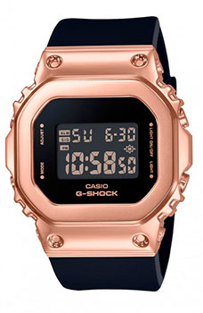 Японские наручные  женские часы Casio GM-S5600PG-1ER. Коллекция G-Shock - фото 1