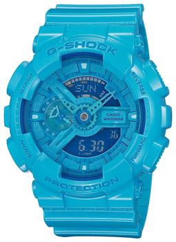 

Японские наручные женские часы Casio GMA-S110CC-2A. Коллекция G-Shock