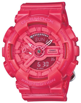 

Японские наручные женские часы Casio GMA-S110CC-4A. Коллекция G-Shock