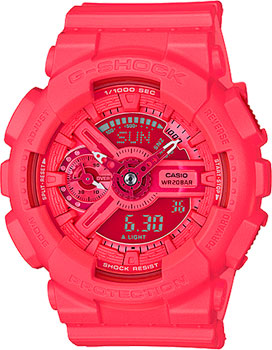 

Японские наручные мужские часы Casio GMA-S110VC-4A. Коллекция G-Shock