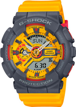 

Японские наручные женские часы Casio GMA-S110Y-9A. Коллекция G-Shock