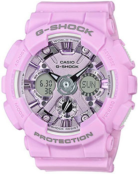 

Японские наручные женские часы Casio GMA-S120DP-6AER. Коллекция G-Shock
