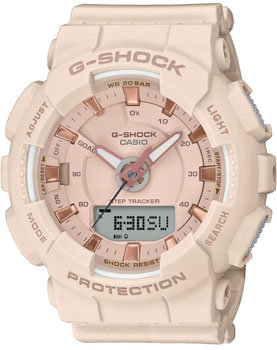 

Японские наручные женские часы Casio GMA-S130PA-4AER. Коллекция G-Shock