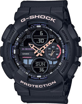 Японские наручные  мужские часы Casio GMA-S140-1AER. Коллекция G-Shock - фото 1