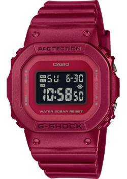 Японские наручные  женские часы Casio GMD-S5600RB-4. Коллекция G-Shock - фото 1