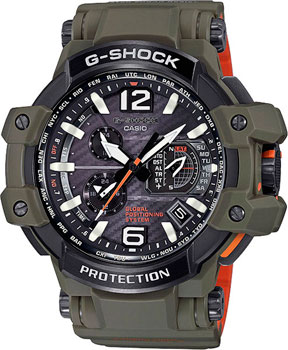 

Японские наручные мужские часы Casio GPW-1000KH-3A. Коллекция G-Shock