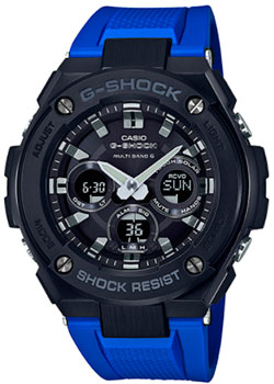 Японские наручные  мужские часы Casio GST-W300G-2A1. Коллекция G-Shock - фото 1