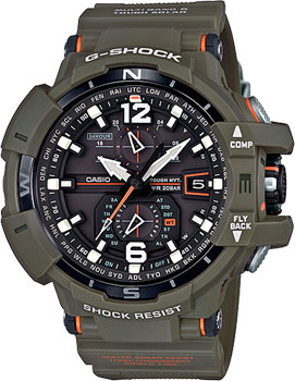 

Японские наручные мужские часы Casio GW-A1100KH-3A. Коллекция G-Shock