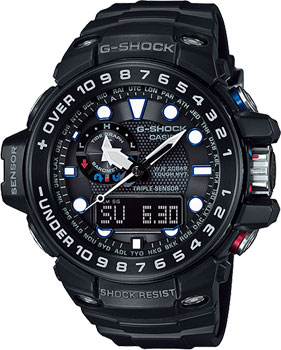 

Японские наручные мужские часы Casio GWN-1000B-1A. Коллекция G-Shock