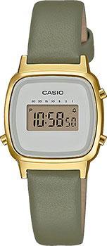 Японские наручные  женские часы Casio LA670WEFL-3EF. Коллекция Digital - фото 1