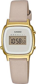 Японские наручные  женские часы Casio LA670WEFL-9EF. Коллекция Digital - фото 1