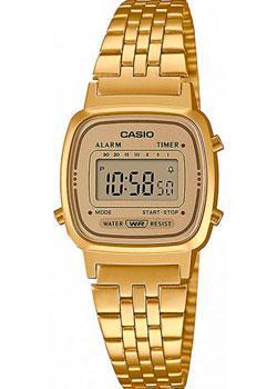 Японские наручные  женские часы Casio LA670WETG-9AEF. Коллекция Digital - фото 1