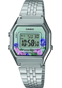 

Японские наручные женские часы Casio LA680WEA-4C. Коллекция Digital
