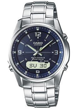 Японские наручные  мужские часы Casio LCW-M100DSE-2A. Коллекция Wave Ceptor - фото 1