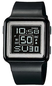 

Японские наручные женские часы Casio LDF-20-1A. Коллекция Digital