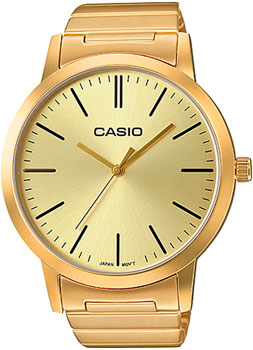 

Японские наручные женские часы Casio LTP-E118G-9A. Коллекция Analog