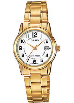 

Японские наручные женские часы Casio LTP-V002G-7B. Коллекция Analog