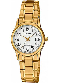 

Японские наручные женские часы Casio LTP-V002G-7B2. Коллекция Analog