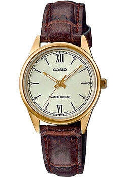 Японские наручные  женские часы Casio LTP-V005GL-9B. Коллекция Analog - фото 1