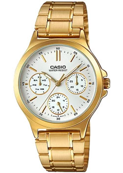 

Японские наручные женские часы Casio LTP-V300G-7A. Коллекция Analog