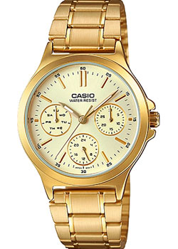 

Японские наручные женские часы Casio LTP-V300G-9A. Коллекция Analog