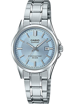 Японские наручные  женские часы Casio LTS-100D-2A1VEF. Коллекция Analog - фото 1