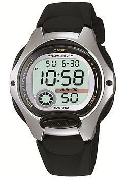 Японские наручные  женские часы Casio LW-200-1A. Коллекция Digital - фото 1