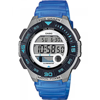 Японские наручные  мужские часы Casio LWS-1100H-2AVEF. Коллекция Digital - фото 1